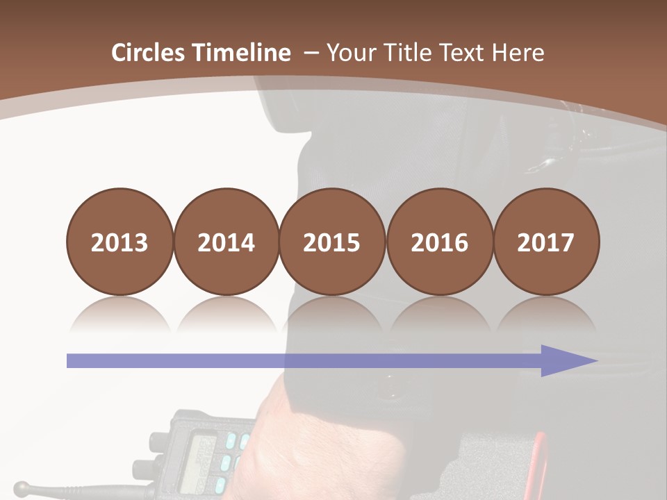 Terrorism Safety Security Guard PowerPoint Template