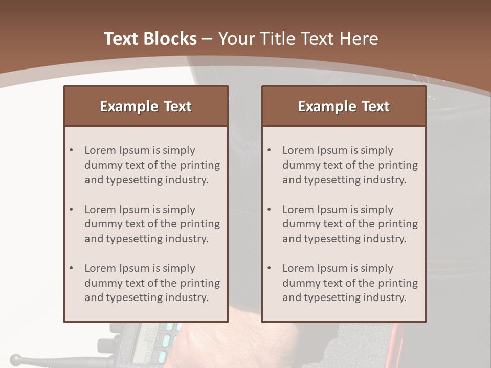 Terrorism Safety Security Guard PowerPoint Template