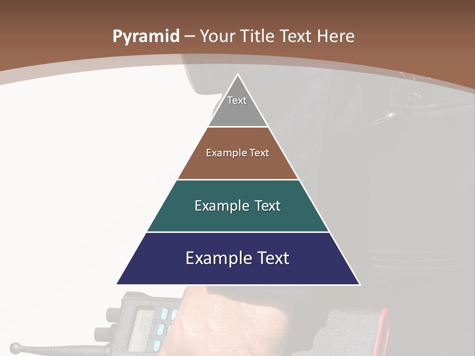 Terrorism Safety Security Guard PowerPoint Template