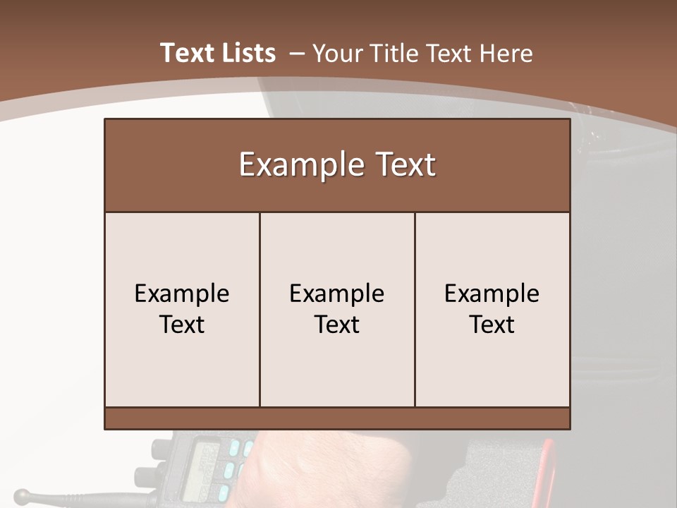 Terrorism Safety Security Guard PowerPoint Template