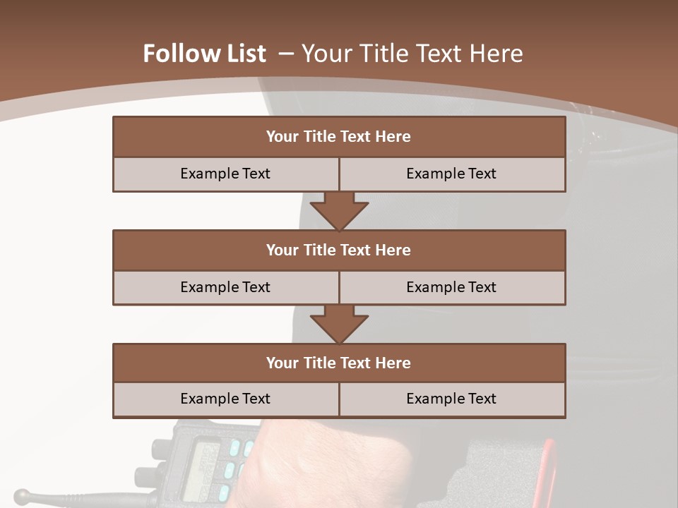 Terrorism Safety Security Guard PowerPoint Template