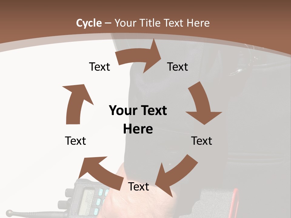Terrorism Safety Security Guard PowerPoint Template