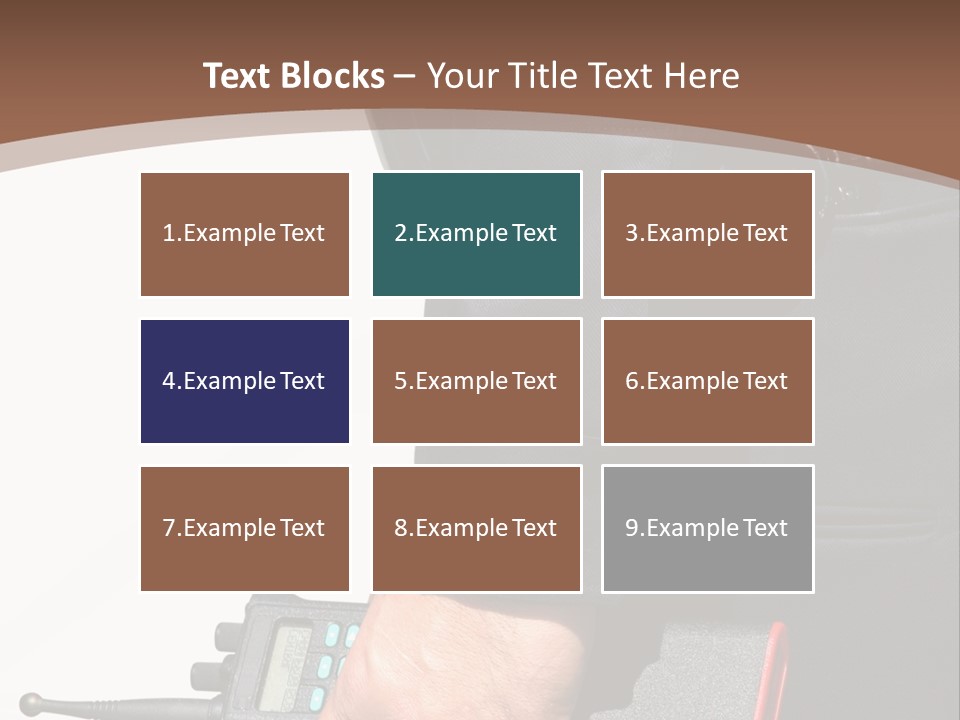Terrorism Safety Security Guard PowerPoint Template