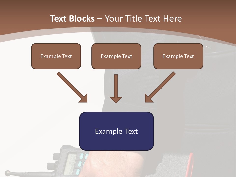 Terrorism Safety Security Guard PowerPoint Template