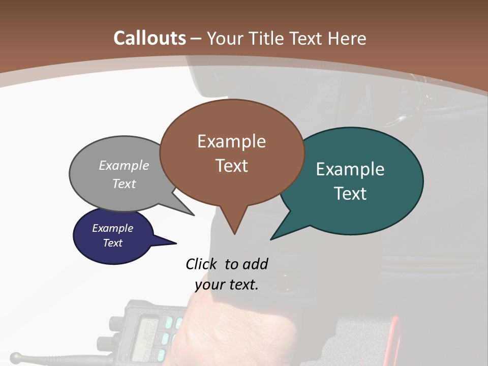Terrorism Safety Security Guard PowerPoint Template