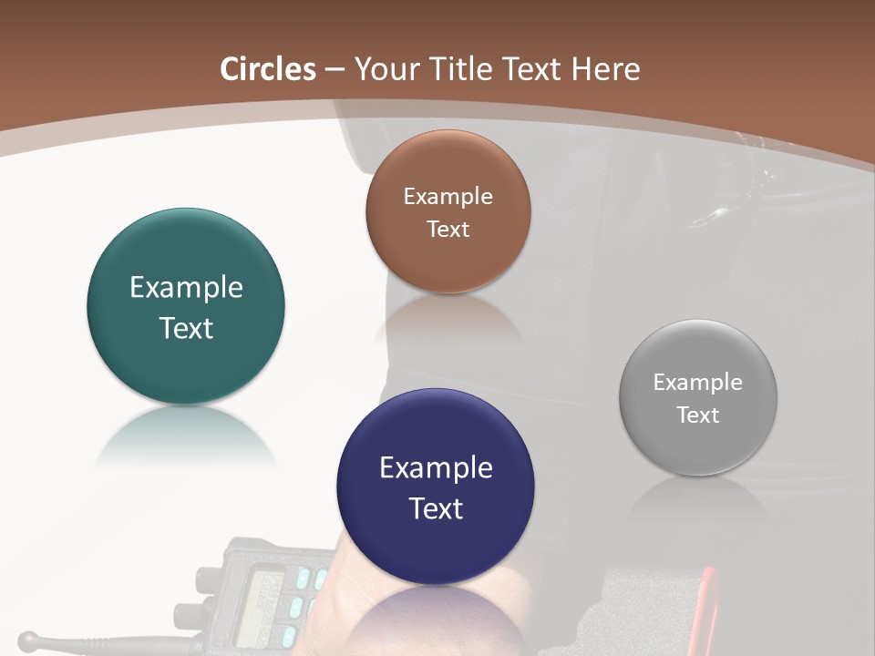 Terrorism Safety Security Guard PowerPoint Template