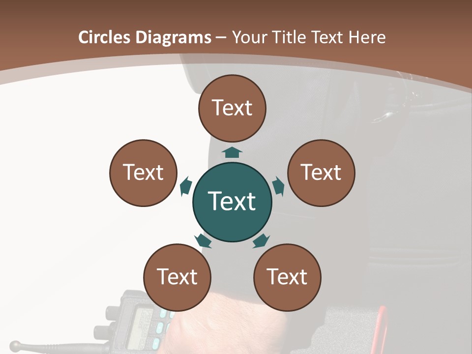 Terrorism Safety Security Guard PowerPoint Template