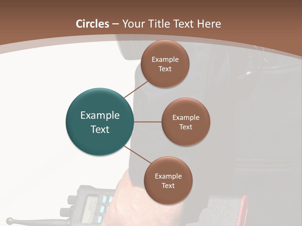 Terrorism Safety Security Guard PowerPoint Template