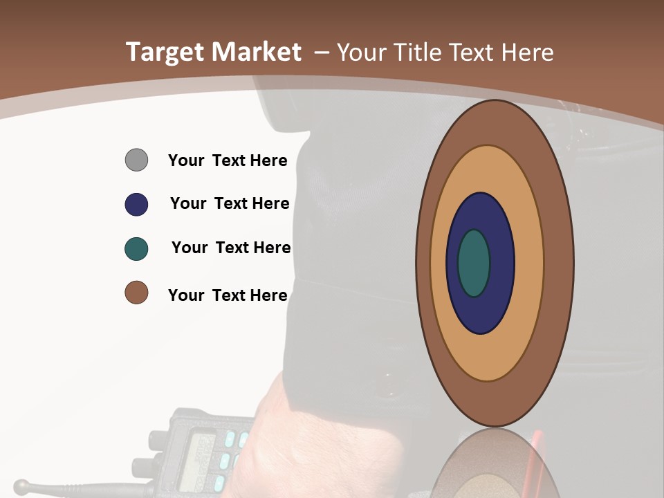 Terrorism Safety Security Guard PowerPoint Template