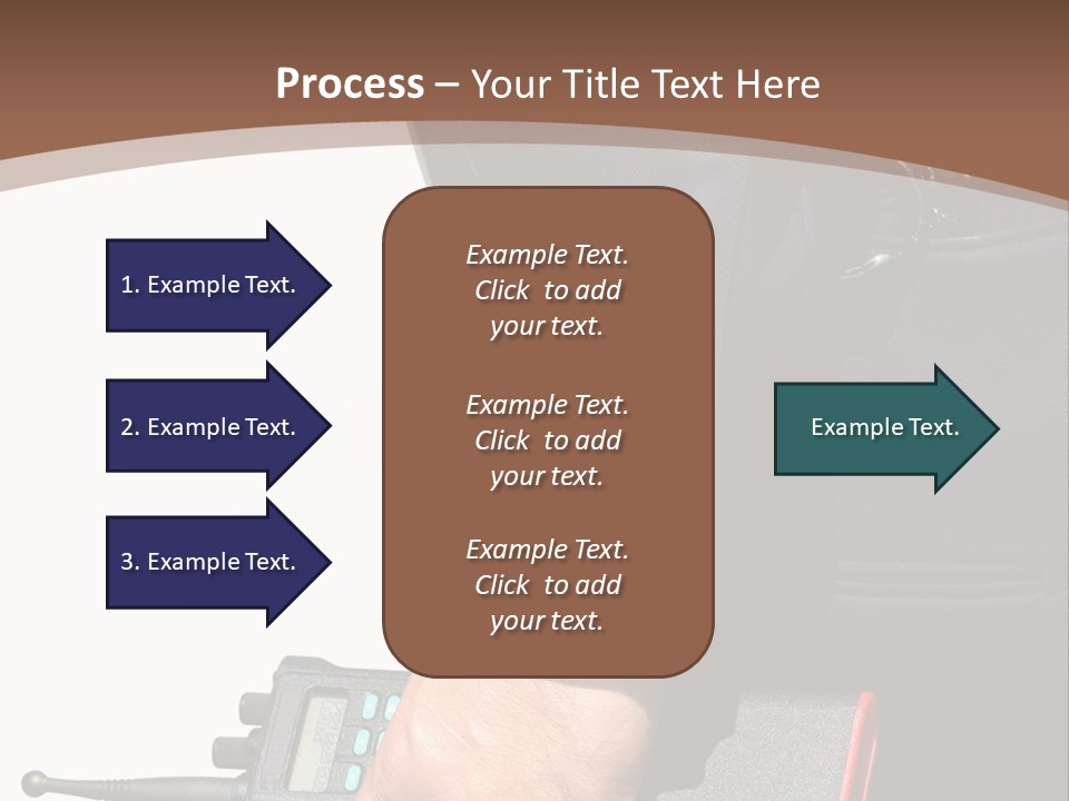 Terrorism Safety Security Guard PowerPoint Template