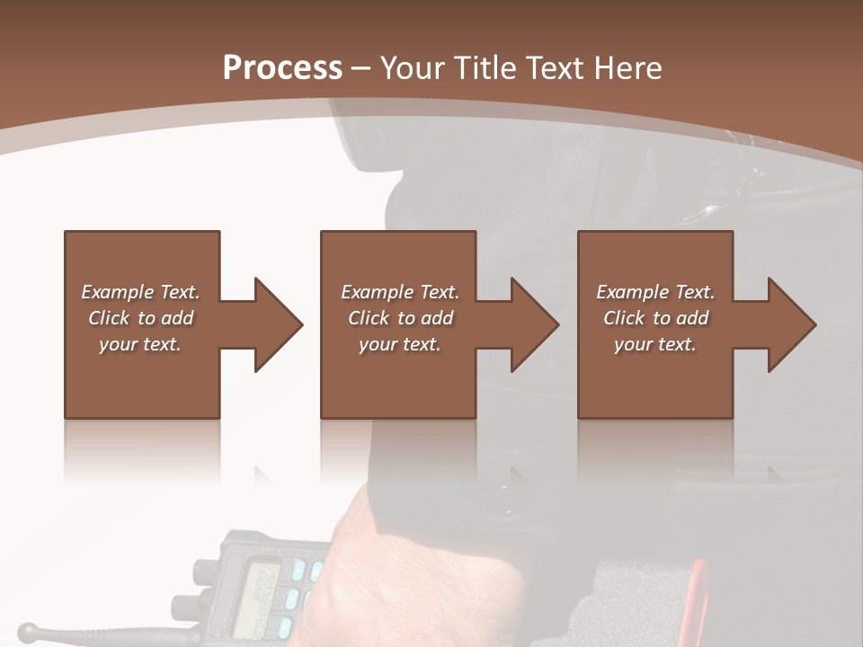 Terrorism Safety Security Guard PowerPoint Template