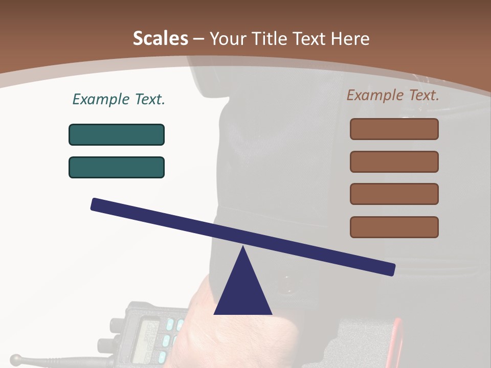 Terrorism Safety Security Guard PowerPoint Template