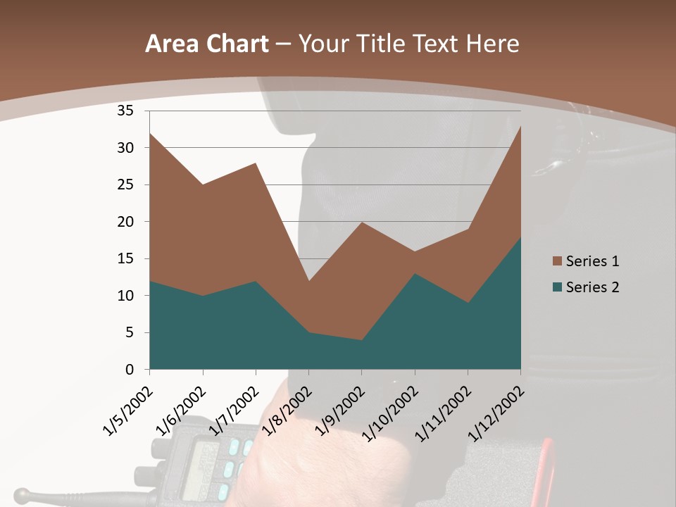 Terrorism Safety Security Guard PowerPoint Template