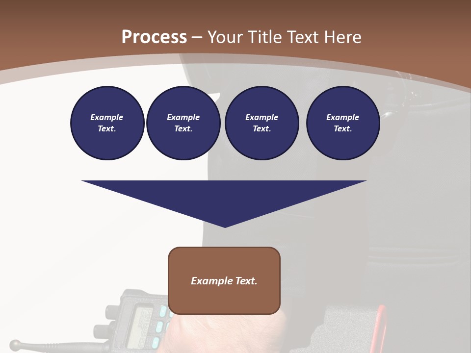 Terrorism Safety Security Guard PowerPoint Template