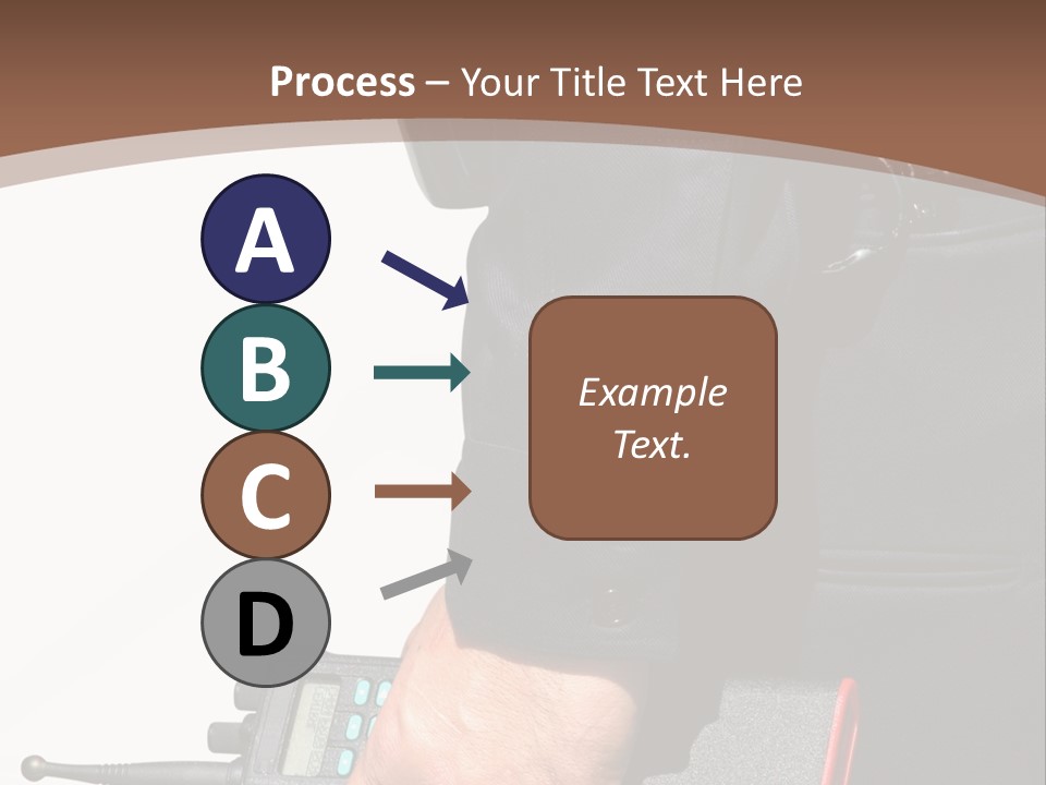 Terrorism Safety Security Guard PowerPoint Template