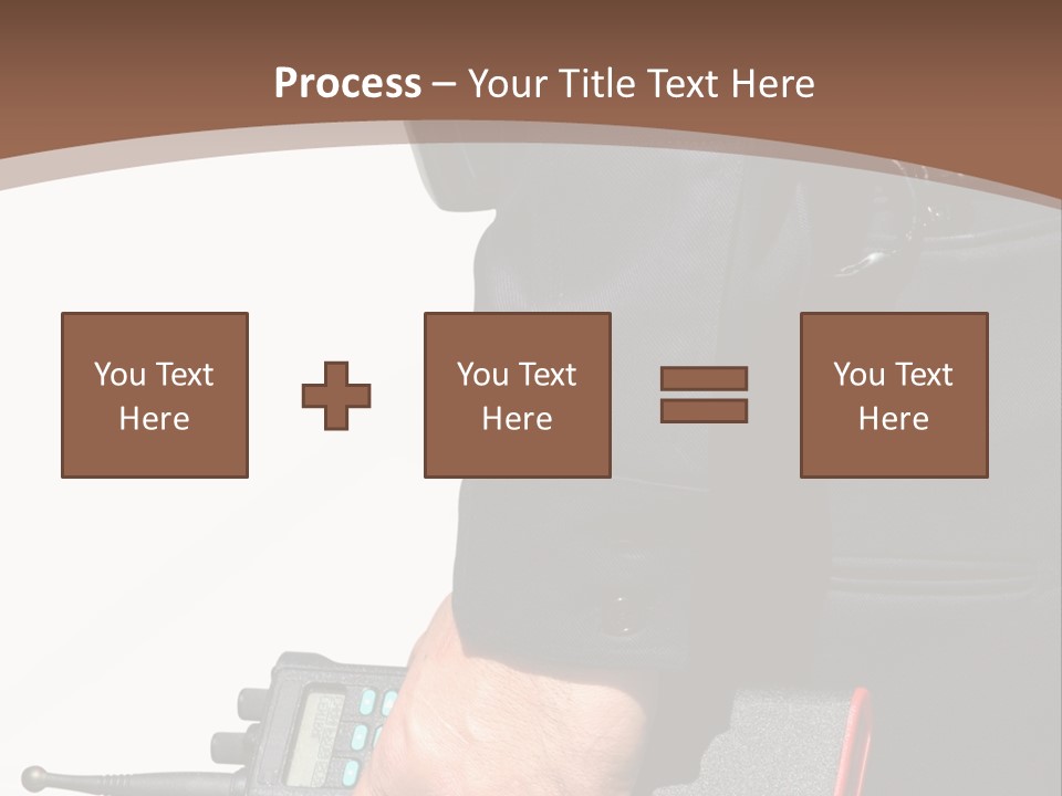 Terrorism Safety Security Guard PowerPoint Template