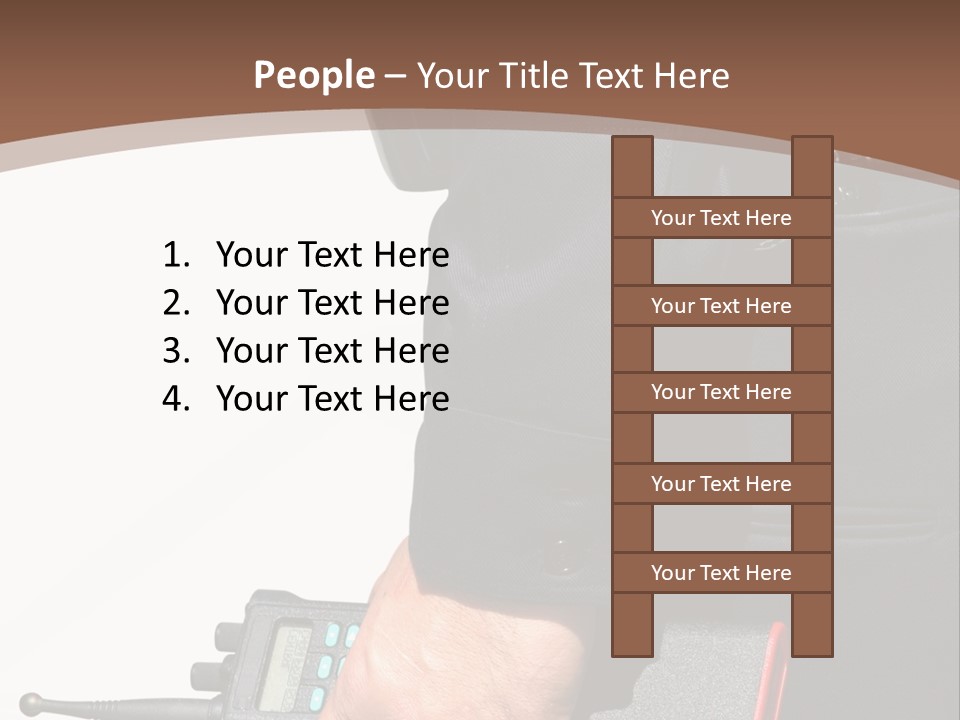 Terrorism Safety Security Guard PowerPoint Template
