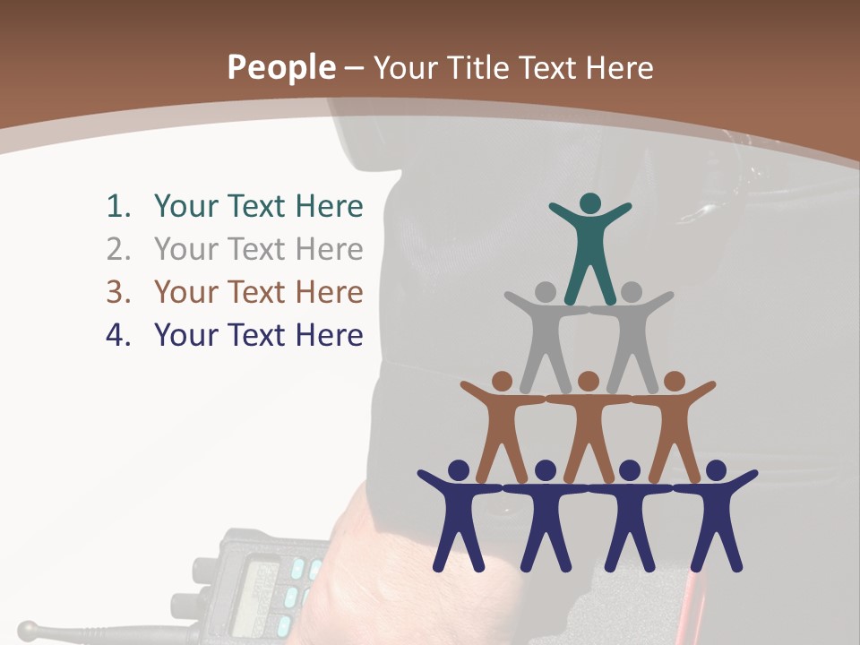 Terrorism Safety Security Guard PowerPoint Template