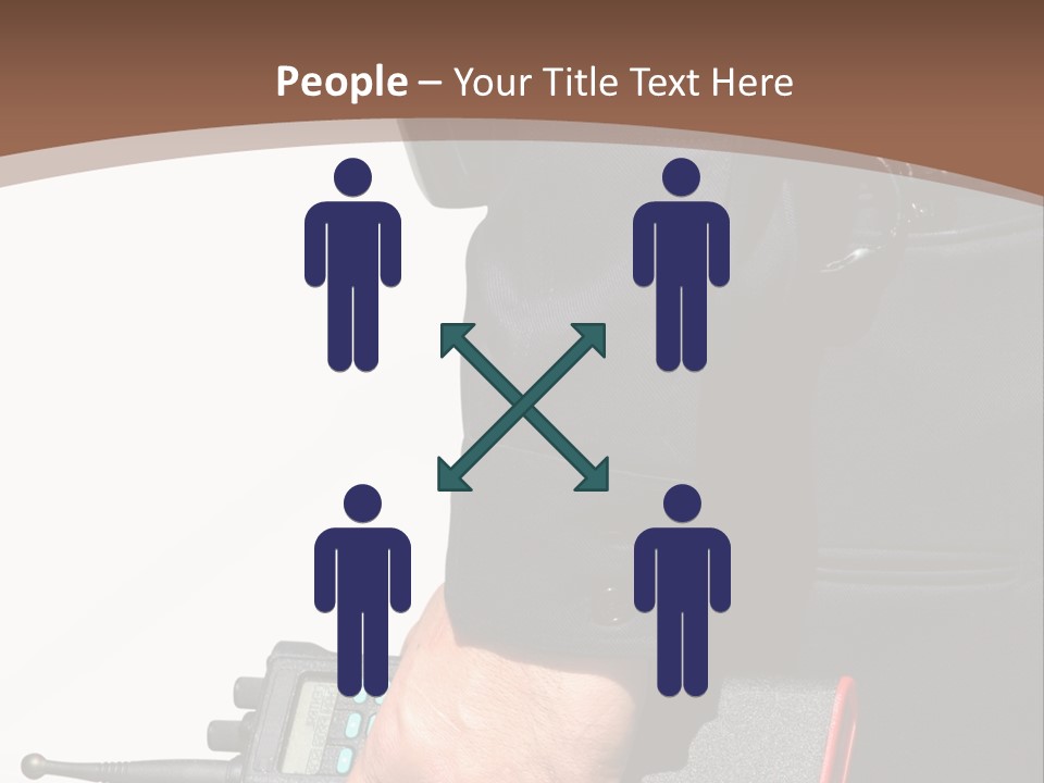 Terrorism Safety Security Guard PowerPoint Template