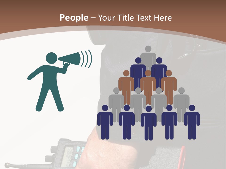 Terrorism Safety Security Guard PowerPoint Template