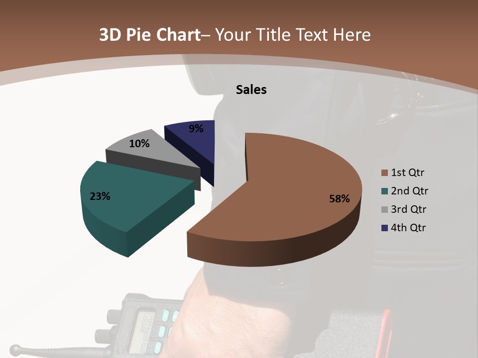 Terrorism Safety Security Guard PowerPoint Template