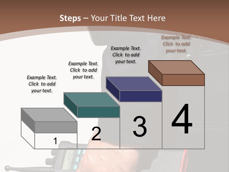 Terrorism Safety Security Guard PowerPoint Template