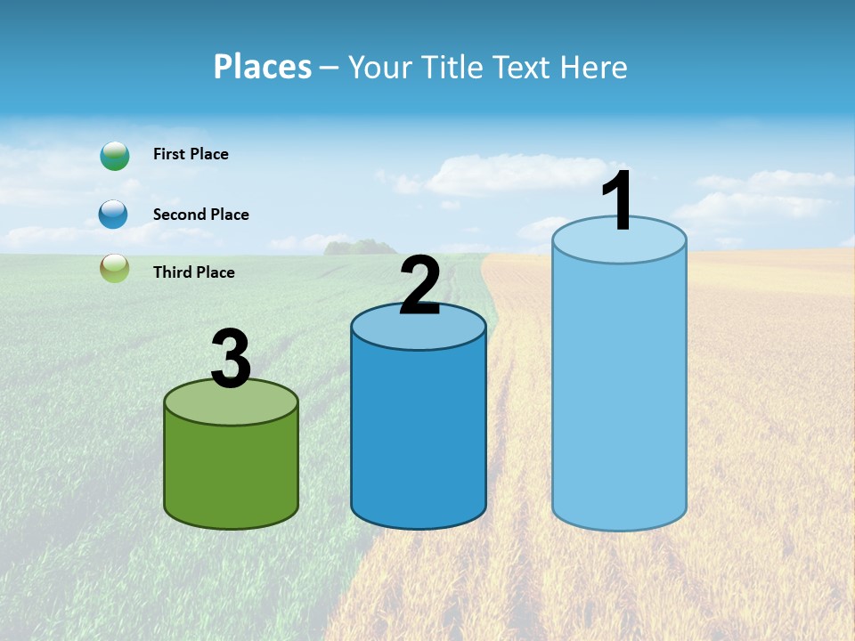 Outdoor Plain Yellow PowerPoint Template