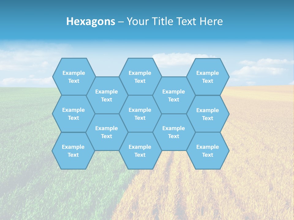 Outdoor Plain Yellow PowerPoint Template