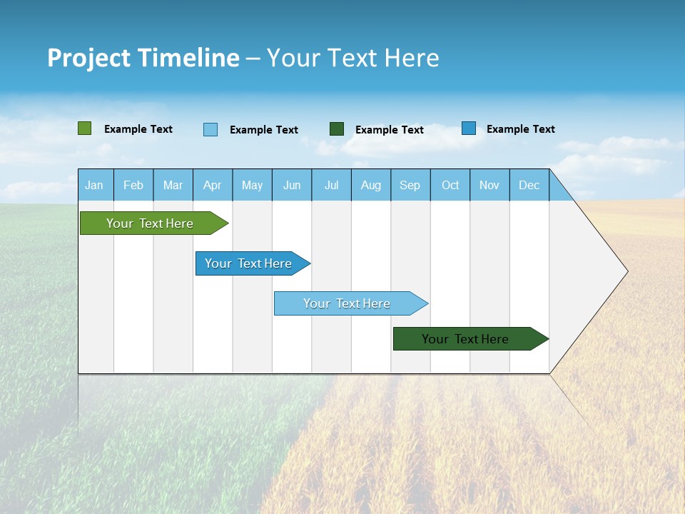 Outdoor Plain Yellow PowerPoint Template
