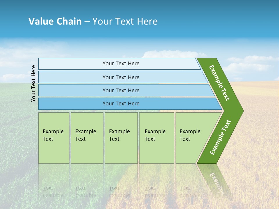 Outdoor Plain Yellow PowerPoint Template