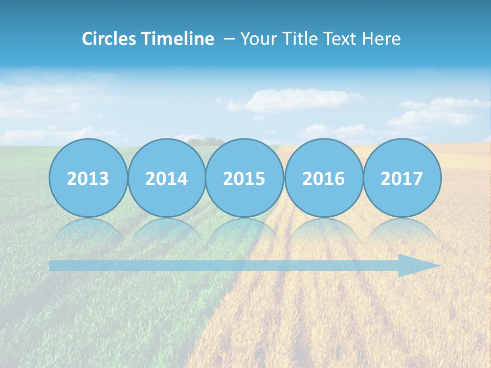 Outdoor Plain Yellow PowerPoint Template