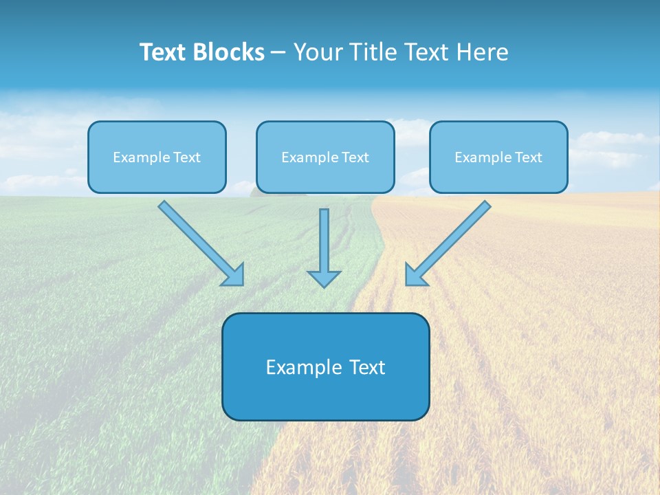 Outdoor Plain Yellow PowerPoint Template