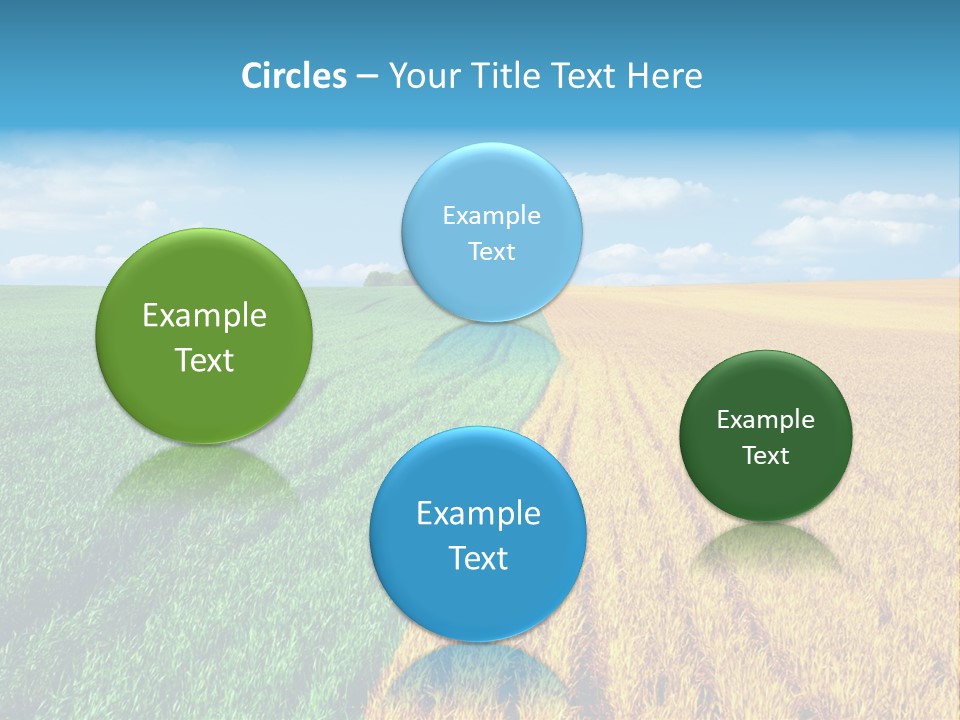 Outdoor Plain Yellow PowerPoint Template