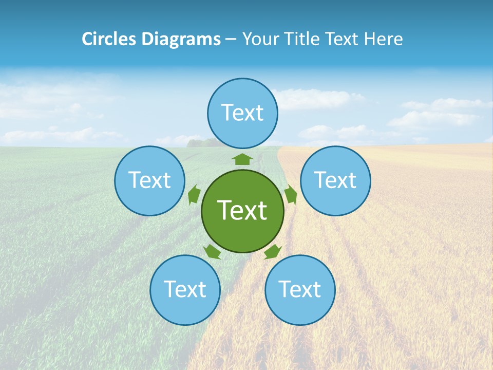 Outdoor Plain Yellow PowerPoint Template