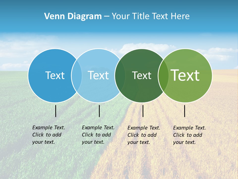Outdoor Plain Yellow PowerPoint Template