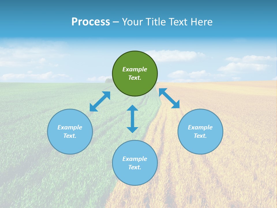 Outdoor Plain Yellow PowerPoint Template