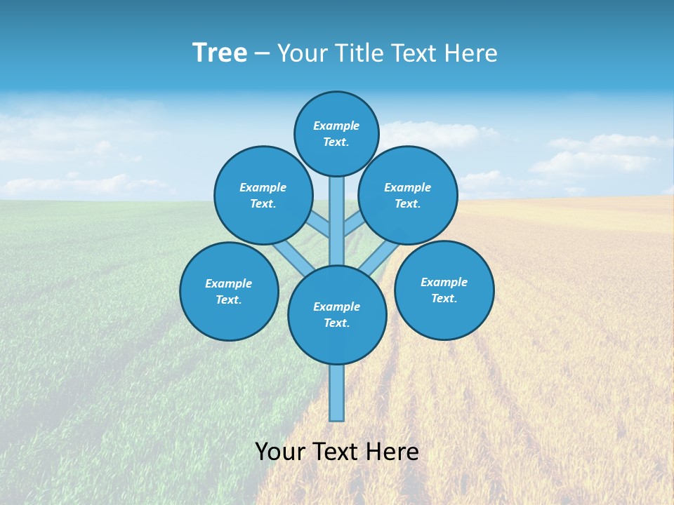 Outdoor Plain Yellow PowerPoint Template