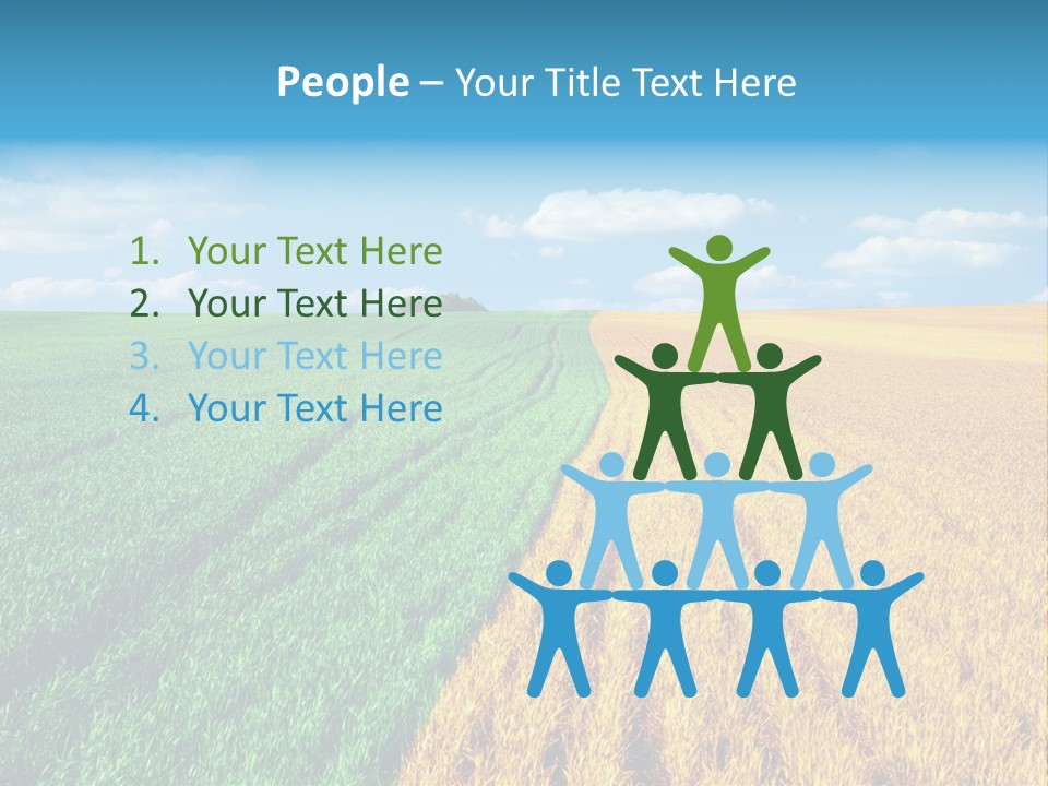 Outdoor Plain Yellow PowerPoint Template