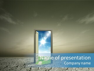 Life Door Hope PowerPoint Template