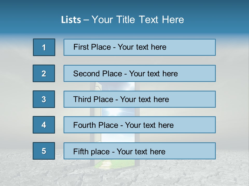 Life Door Hope PowerPoint Template