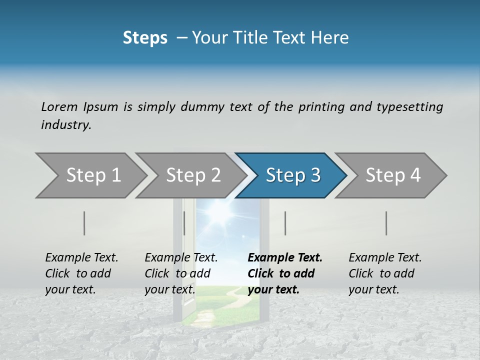 Life Door Hope PowerPoint Template
