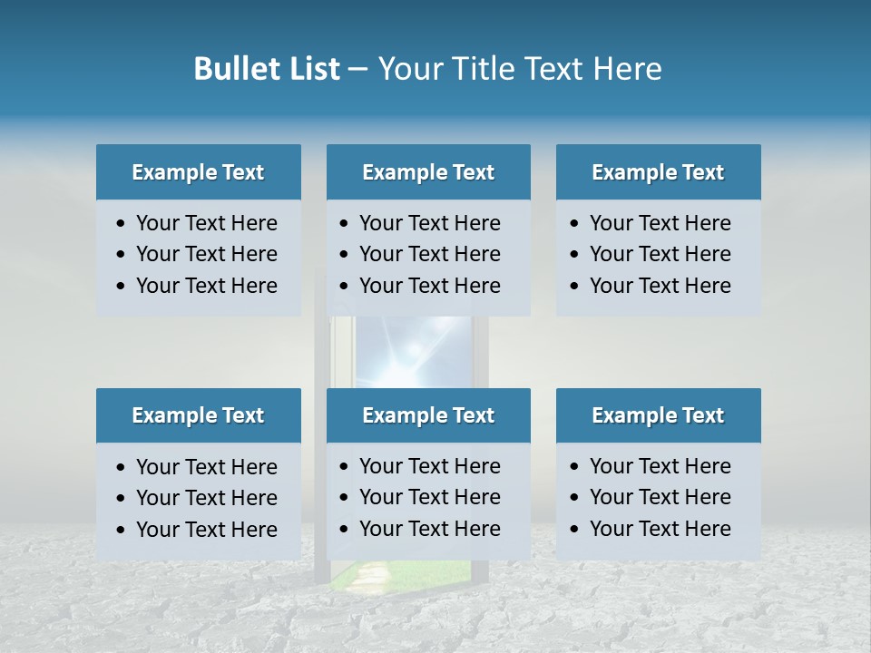 Life Door Hope PowerPoint Template