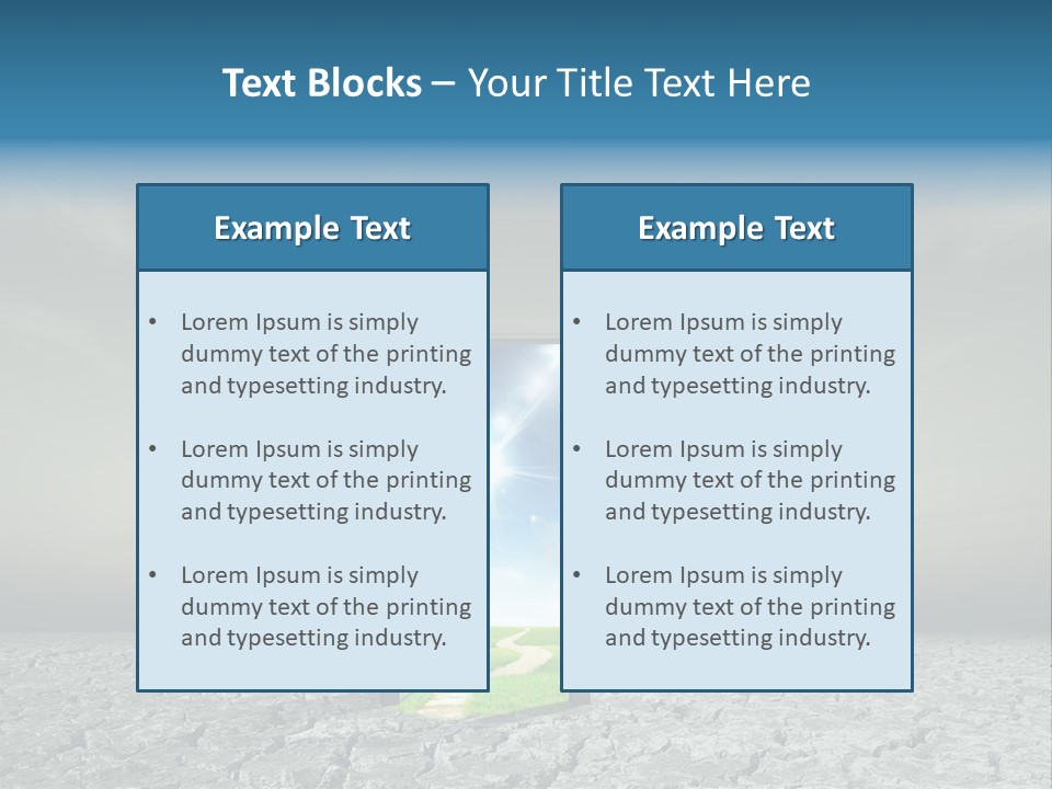 Life Door Hope PowerPoint Template