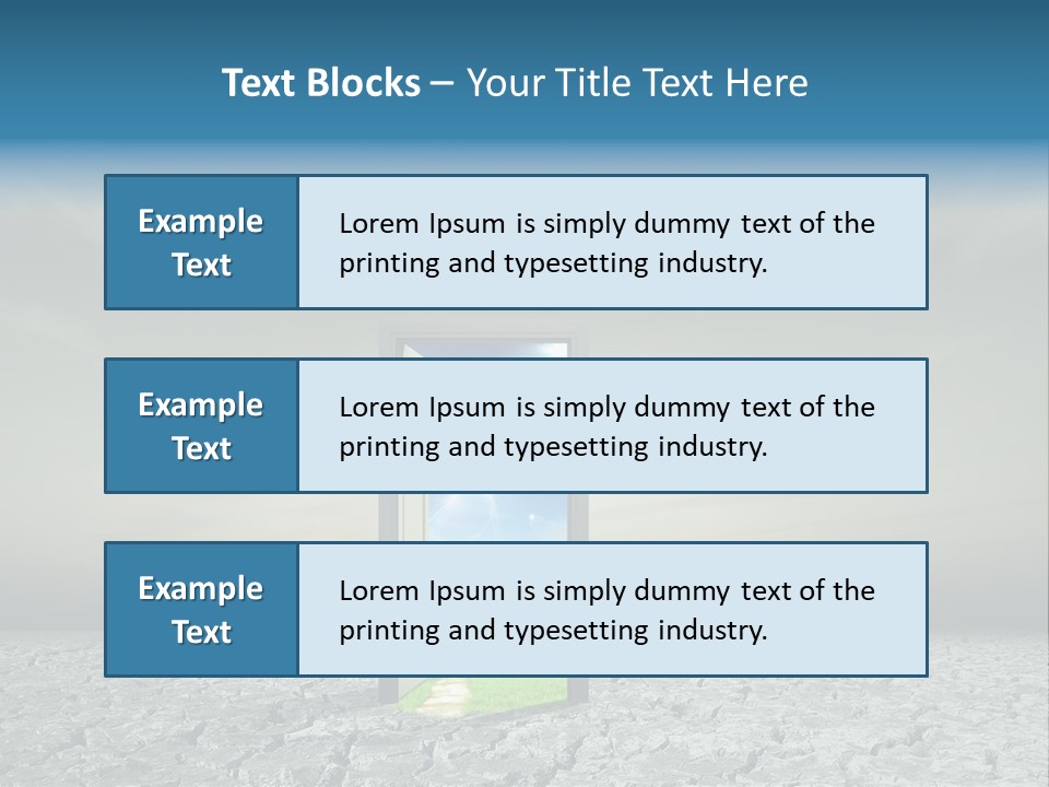 Life Door Hope PowerPoint Template