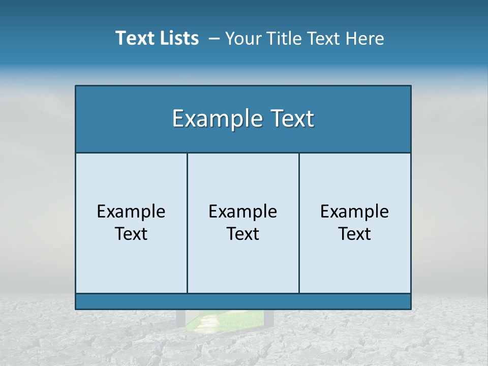 Life Door Hope PowerPoint Template