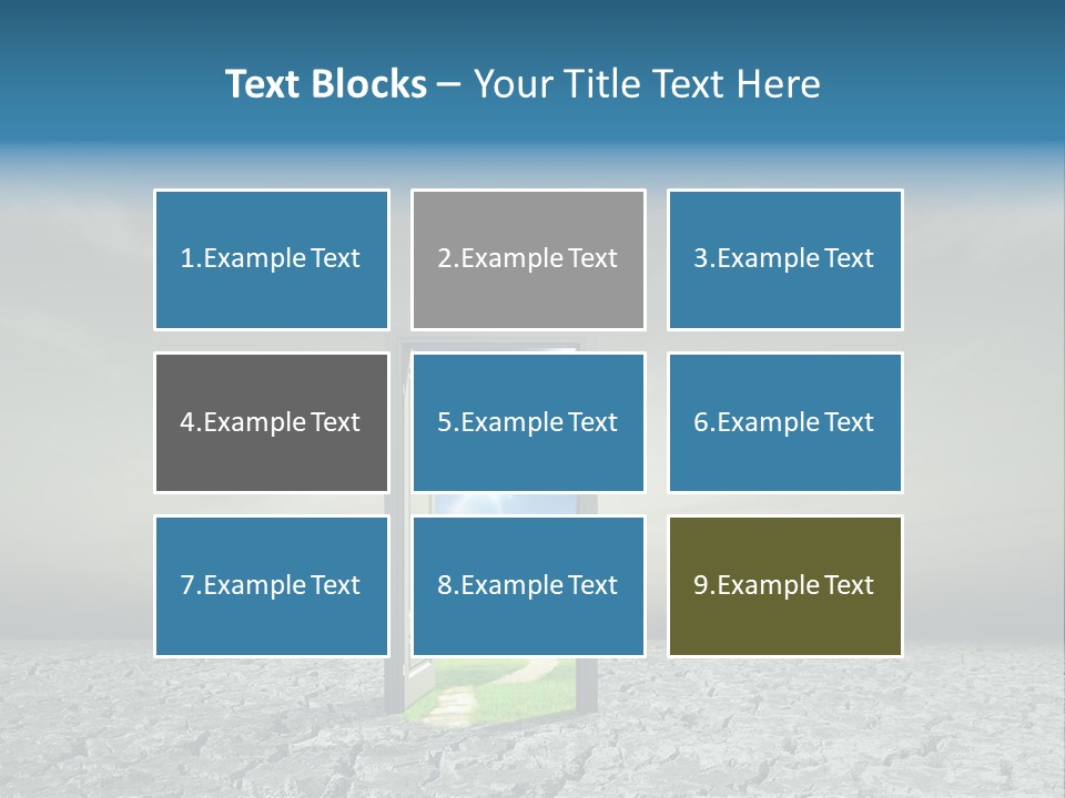 Life Door Hope PowerPoint Template