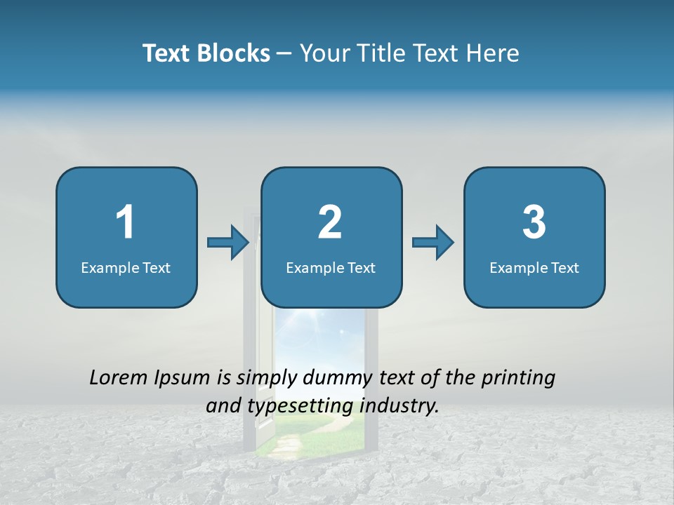 Life Door Hope PowerPoint Template