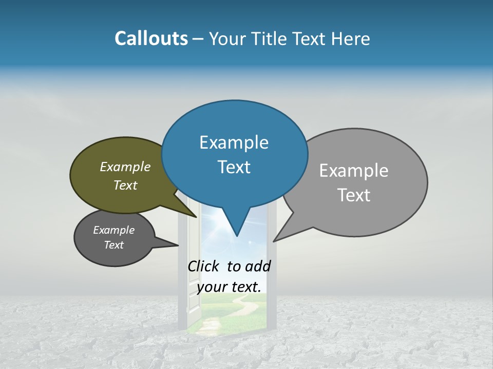 Life Door Hope PowerPoint Template