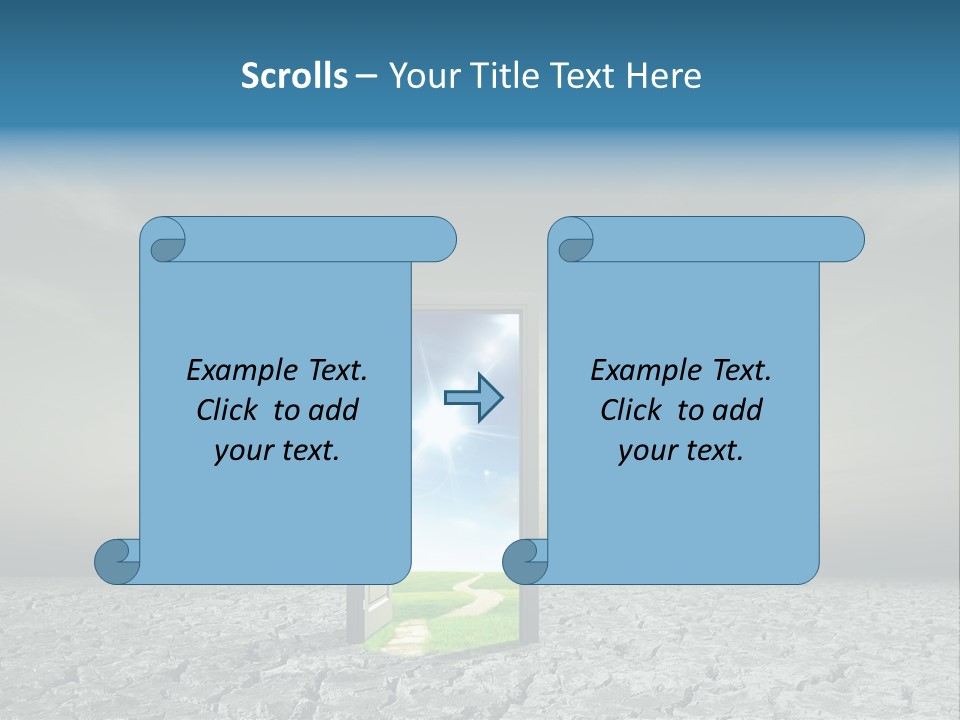 Life Door Hope PowerPoint Template