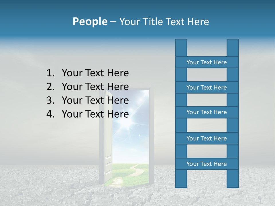 Life Door Hope PowerPoint Template
